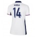 Maillot de foot Angleterre Ezri Konsa #14 Domicile vêtements Femmes Europe 2024 Manches Courtes